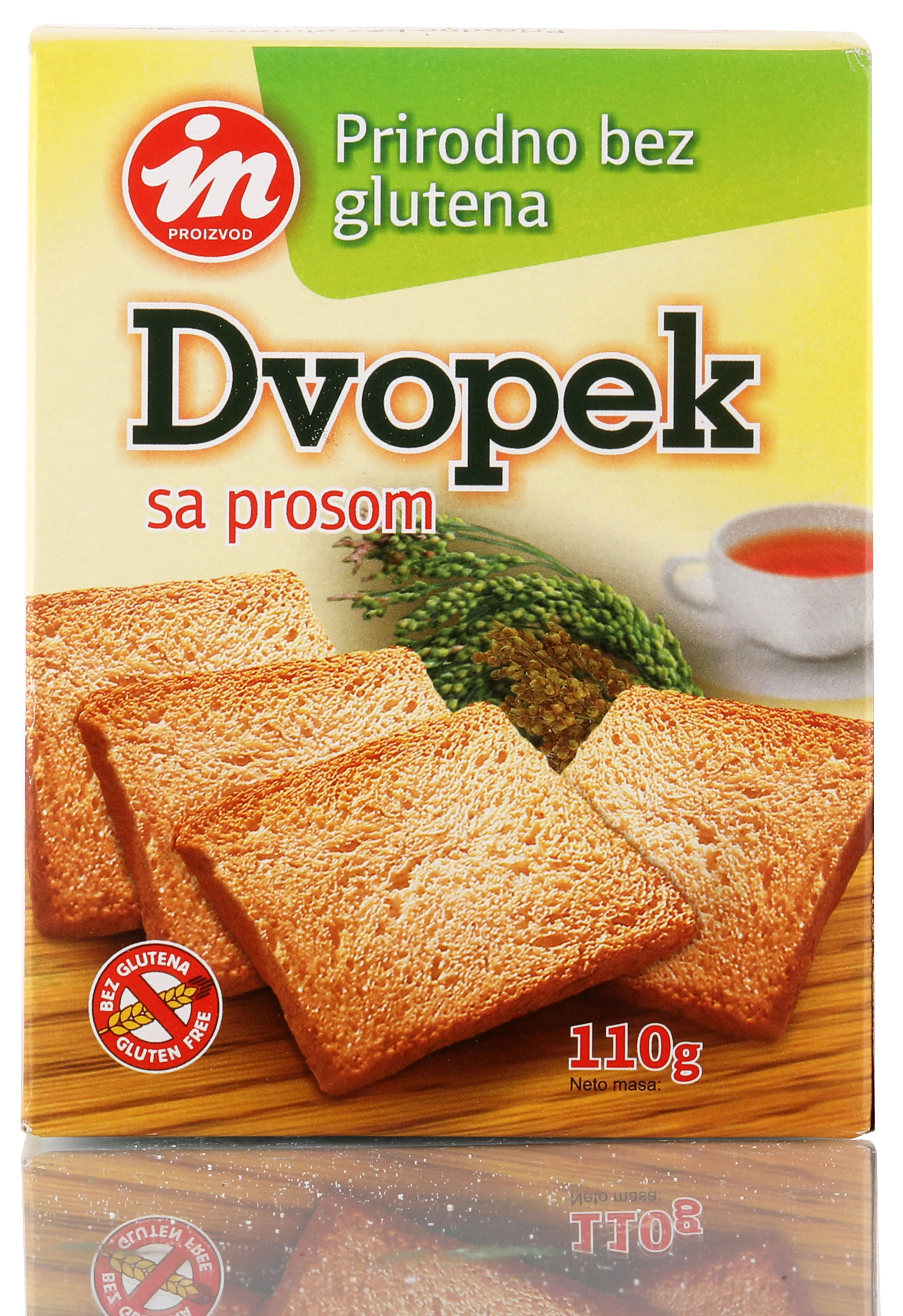 Dvopek od prosa (sert. bez glutena) 110 g Aleksandrija